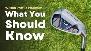 Wilson Profile Platinum Golf Clubs Review Amazon Golf Clubs Review [upl. by Whitelaw]