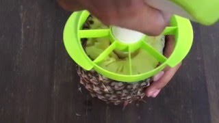 VIDEO REVIEW How fast is the Vacu Vin Pineapple Slicer amp Wedger [upl. by Fortunio]