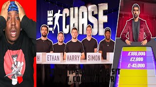 AMERICAN REACTS TO THE CHASE SIDEMEN EDITION [upl. by Anerok645]