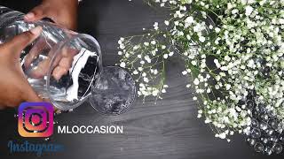 How To Make A Babys Breath Floral Arrangement DIY [upl. by Macmillan]