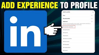 How To Add Experience In Linkedin Profile Full Guide [upl. by Kimbra]