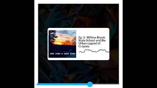 Ep 1 WillowBrook State School and the Urban Legend of Cropsey [upl. by Annawad]