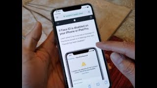 How To Fix iPhone X XS XR XS Max amp iPad Pro quotFace ID Has Been Disabledquot 3 29 2019 [upl. by Noll69]