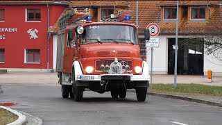 Gebäudebrand Klein in Finsterwalde 🔥 Alle Einsatzfahrten [upl. by Nykal890]