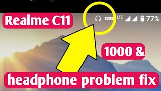 Realme C11 Headphone Problem Fix [upl. by Anelrahs]