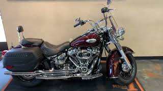 2022 HarleyDavidson Softail Heritage Classic 114 in Midnight CrimsonFLHCS [upl. by Hanid]