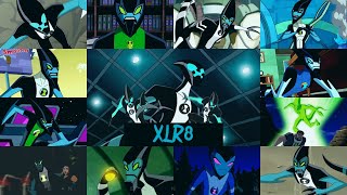 All xlr8 transformation in all Ben 10 series [upl. by Rausch]