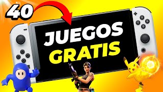 Top 40 MEJORES JUEGOS GRATIS de Nintendo Switch 2024 🏆 [upl. by Yor182]