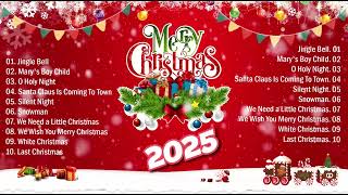 Christmas Songs 2025 🎅 Top Christmas Music Playlist 🔔 Merry Christmas 2025 [upl. by Anyel880]