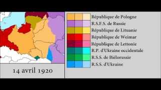 PolishSoviet War 19191920 Every Day [upl. by Maxima]