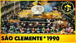 SÃO CLEMENTE 1990  E O SAMBA SAMBOU Original  ResenhaRJ23  GeraçãoCarnaval [upl. by Ahrens872]