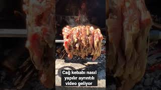 Cağ kebabı nasıl yapılır cağkebabı [upl. by Pirzada]