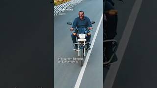 Abiy Ahmed rides a motorbike in southern Ethiopia [upl. by Farrar]