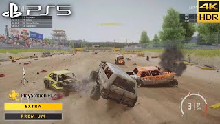 Wreckfest PS5 Muddigger quotAGRESSIVEquot gameplay no commentary [upl. by Uhile]