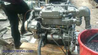 Yanmar 3 cylinders inboard diesel engine [upl. by Notyep952]