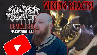 Slaughter To Prevail  Demolisher REACTION VIDEO  Viking Reacts [upl. by Renat]