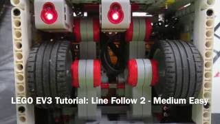 LEGO EV3 Tutorial 5  Line Follow 2  Medium Easy [upl. by Iong]