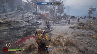 DONE to EARLY Chivalry 2 Third Person TEAM OBJECTIVE gameplay NO COMMENTARY 4K PS5 [upl. by Leban]