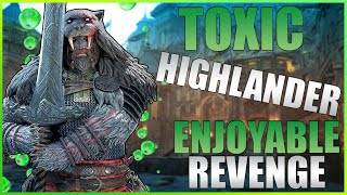 Highlander CANCER une revanche ÉPIQUE  ForHonor Rixe [upl. by Nnarefinnej]