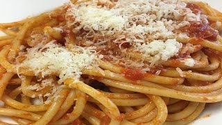 Bucatini Allamatriciana  Ricetta Facile e Velocissima [upl. by Grady]