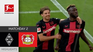 Impressive Leverkusen  Borussia Mgladbach  Bayer 04 Leverkusen 03  MD 2 – Bundesliga 2324 [upl. by Lein52]