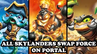 Skylanders Imaginators  All Skylanders Swap Force on Portal [upl. by Htenaj73]