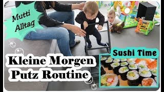 Kleine Morgen Putz RoutineSportKinderbücherZwillings Family VLOGMel´s Kanal [upl. by Hcone]