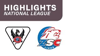 Fribourg vs ZSC Lions 12  Highlights National League [upl. by Neehsas93]