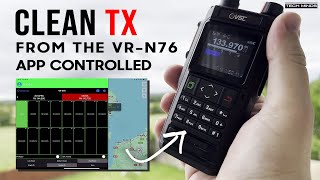 Clean TX From The App Controlled VGC VRN76 Radio Review [upl. by Ralli]