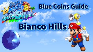 Super Mario Sunshine Blue Coins Guide Bianco Hills [upl. by Mintz]