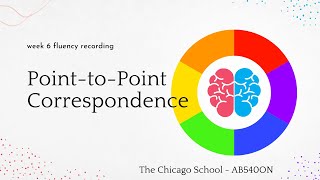 Pointtopoint Correspondence  Week 6 Fluency [upl. by Ardnosal]