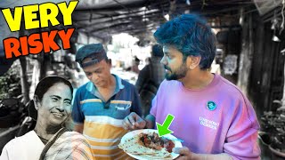 I reviewed EXTREME food around DIDI’s college 😨 HAZRA food tour [upl. by Johann]