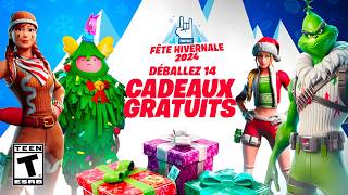 La FÊTE HIVERNALE De 2024 Sur Fortnite  TOUT LES CADEAUX [upl. by Leveridge]