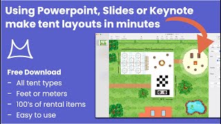 How to create professional tent layouts using powerpoint  free download [upl. by Aivonas344]