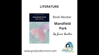 Book Review English Literature Mansfield Park by Jane Austen [upl. by Lauralee]