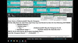 Tatkal Ticket Booking Software Nexus Today Live Booking [upl. by Roswald]