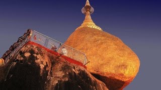 MYANMAR quotGoldener Felsen TEMPELquot im Dschungel nahe Thailand [upl. by Geno]