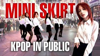 KPOP IN PUBLIC ONE TAKE AOA  짧은 치마 Miniskirt  Dance cover by 3to1 [upl. by Britteny919]