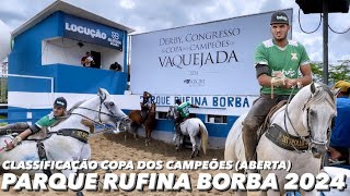 VEJA A CLASSIFICAÇÃO CATEGORIA ABERTA COPA DOS CAMPEÕES ABQM PARQUE RUFINA BORBA 2024 [upl. by Tierza]