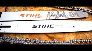 Stihl Light 04 vs Rollomatic E bar  cutting performance comparison [upl. by Vivia851]