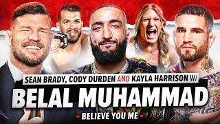 BISPINGS BYM Podcast Belal Muhammad Sean Brady Kayla Harrison amp Cody Durden Join The Show [upl. by Osmen]