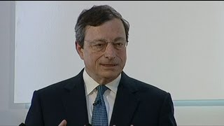 ECBs Draghi to the euros rescue [upl. by Ellennahc]