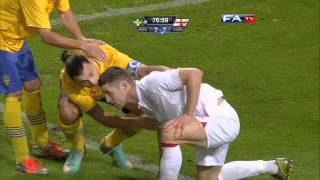 Sweden vs England 42 Official Goals and Highlights  FATV 141112 [upl. by Onil]