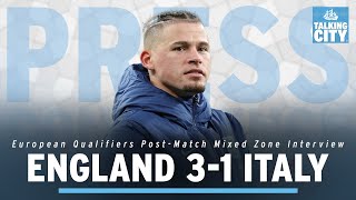 quotI WANT TO PLAY AS MUCH FOOTBALL AS POSSIBLEquot  Kalvin Phillips reflects on England 31 Italy [upl. by Acire856]