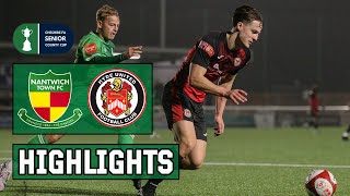 HIGHLIGHTS  Nantwich Town 14 Hyde United  Cheshire Senior Cup 2nd Round  51124 [upl. by Odell977]