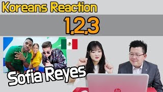 Sofia Reyes  1 2 3 ft Jason Derulo amp De La Ghetto Reaction Koreans Hoon amp Cormie  Hoontamin [upl. by Htiel]