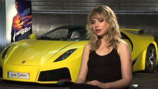 Need for Speed Imogen Poots quotJulia Maddon quotOfficial Movie Interview  ScreenSlam [upl. by Willabella640]