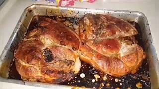 COMO FAZER UM GOSTOSO PERNIL ASSADO NO FORNO  NATAL [upl. by Burdett]