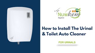 How to Install the Urinal Auto Cleaner A StepbyStep Guide 🚽 [upl. by Raphaela]