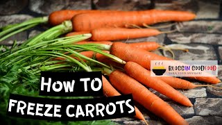 How to Freeze Carrots and Keep them Fresh in the Fridge  Bloggingoodfood [upl. by Learrsi]